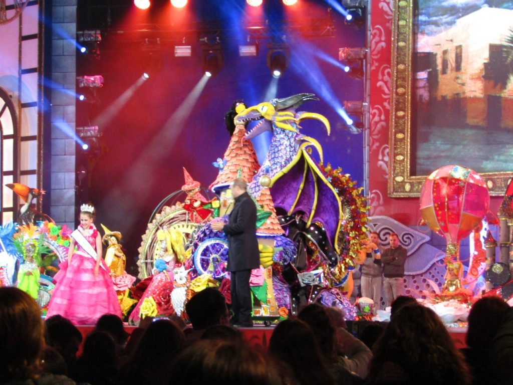 Election of the kids' Queen of the Carnival Las Palmas de Gran Canaria