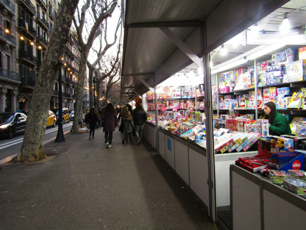 Gran via Christmas market
