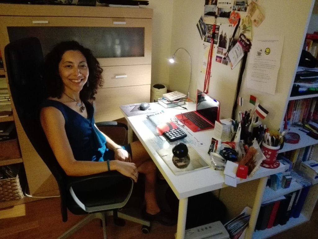 working from home in barcelona this summer before coronavirus lockdown