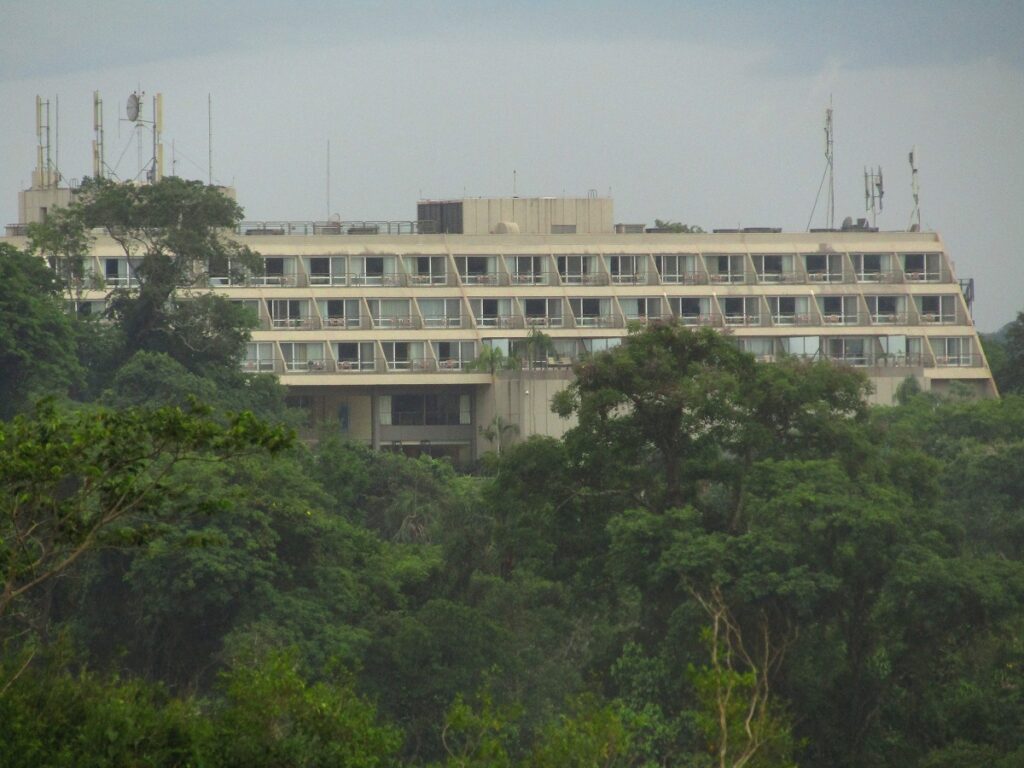 Mass tourism damaging the natural environment of Iguazu falls with this ugly hotel in Argentina