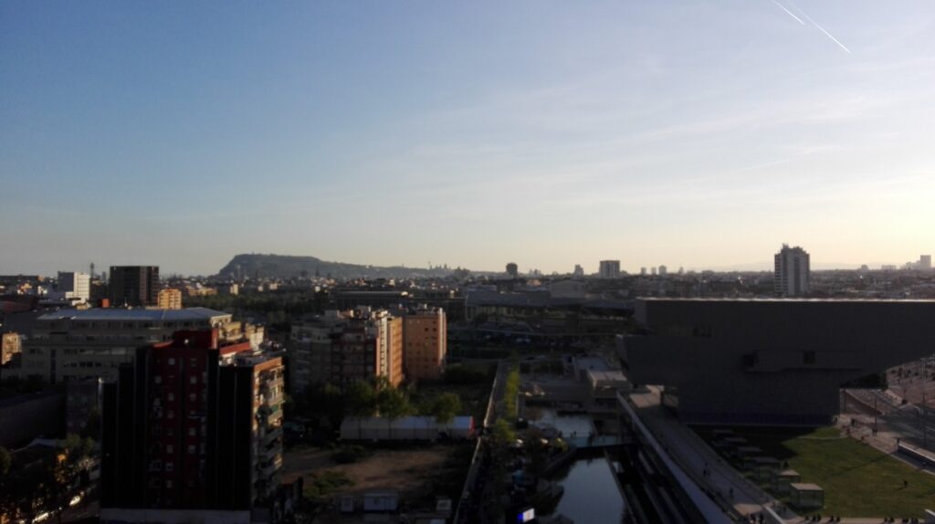 Barcelona sunset